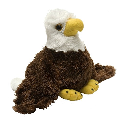 Wild Republic Bald Eagle Plush, Stuffed Animal, Plush Toy, Gifts for Kids, Hug’Ems 7'