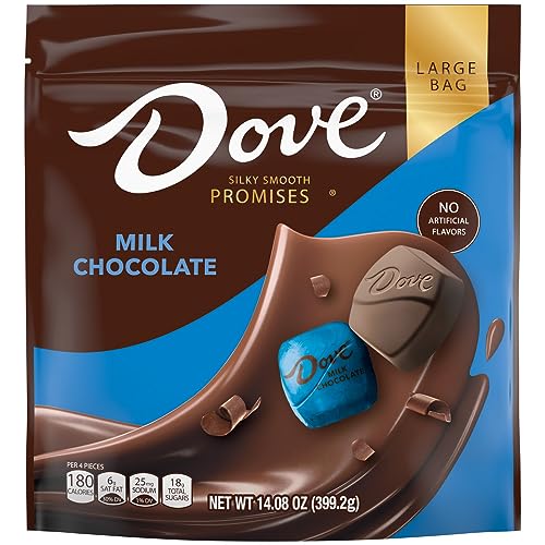 DOVE PROMISES Mother's Day Gift Milk Chocolate Candy, Individually Wrapped, 14.08 oz Bag