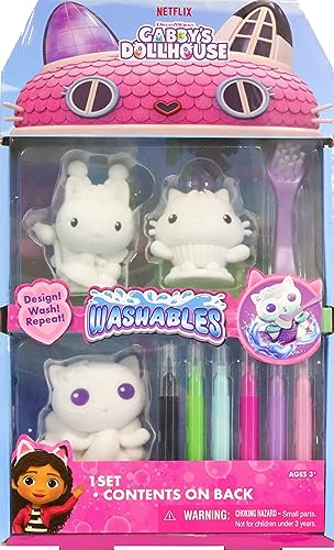 Tara Toys DreamWorks Gabby's Dollhouse Washables, Dogs, Kids Toys, Gift for Boys & Girls, Ages 3+