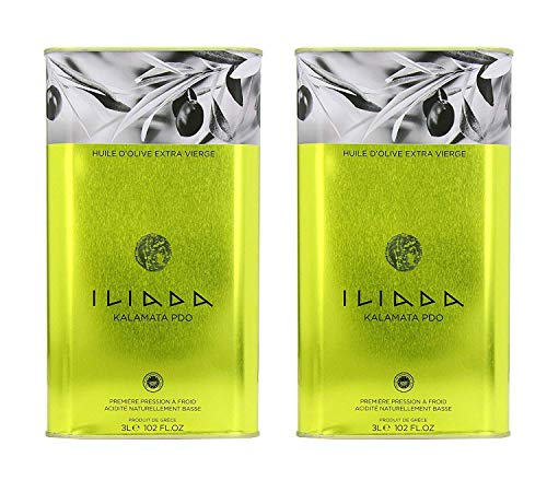 Iliada Extra Virgin Olive Oil - 2 Tins - 3 Liter Each