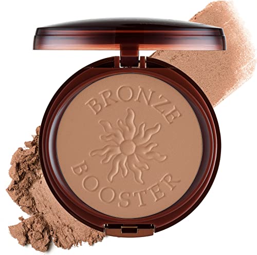 Physicians Formula Bronze Booster Pressed Contour Bronzer - Glow Activator Vitamin Infused Technology with a Natural Finish, Buildable Coverage, Cruelty-Free & Hypoallergenic - Medium-to-Dark