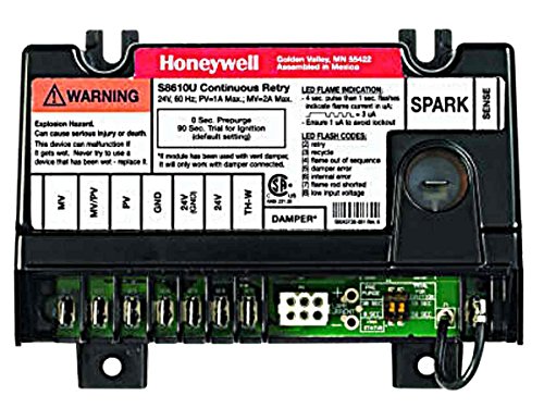 Honeywell S8610U3009 S8610U1003 Intermittent Pilot Control, Multicolored