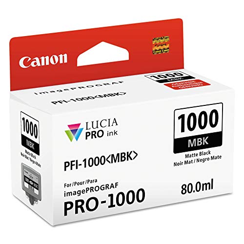 CanonInk Lucia PRO PFI-1000 Matte Black Individual Ink Tank