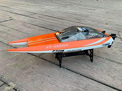 SOWOFA FT016 Remote Control Boat RC Submarine Ship Racing Speedboat 30km+ for Adults Lake Pool Auto Water Cool, As Big as Feilun ft012 rc Boat (18.9')