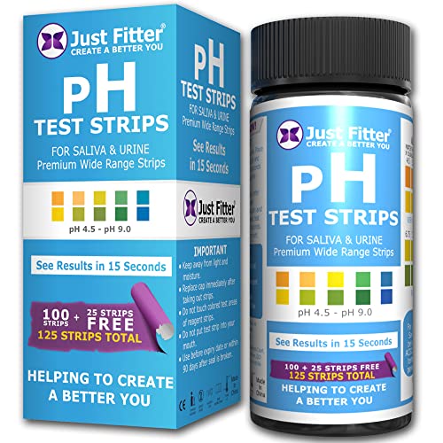 Just Fitter pH Test Strips for Testing Alkaline and Acid Levels in The Body. Track & Monitor Your pH Level Using Saliva and Urine. Get Highly Accurate Results in Seconds.