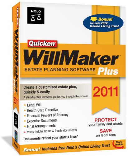 Quicken WillMaker Plus 2011 [Old Version]