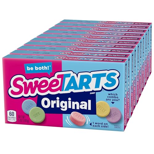 SweeTARTS Original Theater Box Candy, 5 Ounce Boxes (Pack of 10)