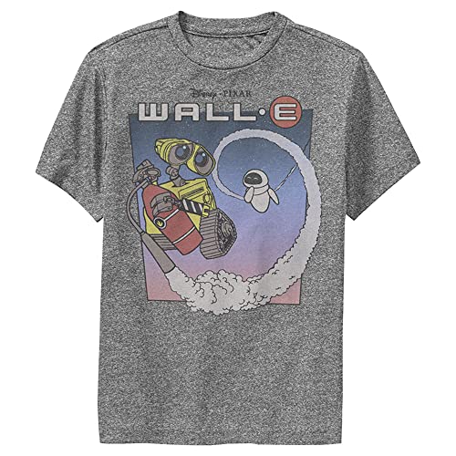 Boy's Wall-E Journey Into Space Performance Tee - Charcoal Heather - Small