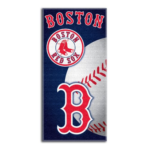 MLB Boston Red Sox Emblem Beach Towel, 28 x 58-Inch