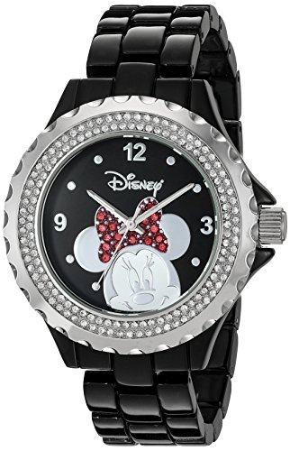 Disney Adult Enamel Sparkle Analog Quartz Bracelet Watch