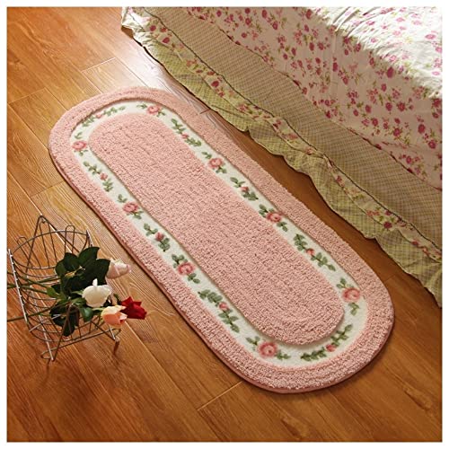 Stay Young Beautiful Rose Flower Area Rugs for Living Room Bedroom Super Soft Bathroom Rugs Non Slip Bath Mat Bath Rugs Absorbent Kitchen Mat Door Mat Welcome Mat 17.71 x 49.21 Inch