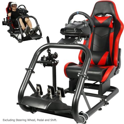 Dardoo G920 Racing Simulator Cockpit with Playseat Fit for Logitech G29 G920 G923, Thrustmaster T300RS, Fanatec, Direct-drive Wheels, Sim Racing Cockpit without Wheel Pedal Shifter