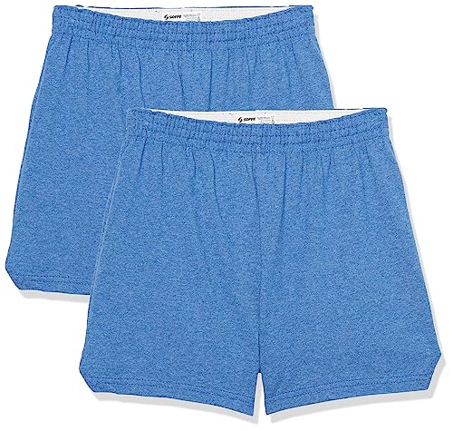 Soffe Girls' Juniors' Short, Royal Heather