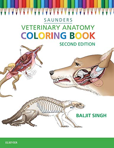 Veterinary Anatomy Coloring Book