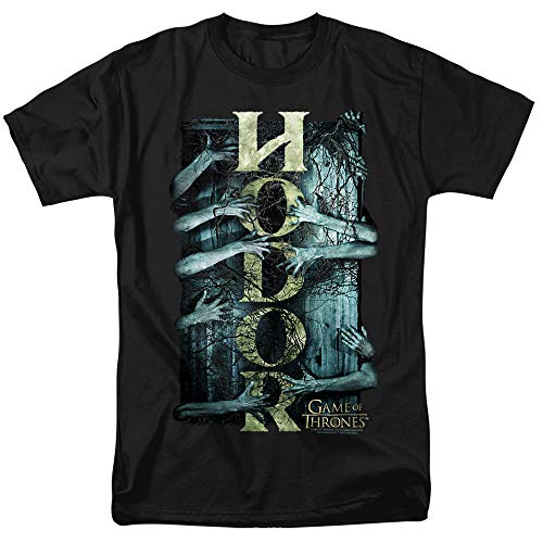 Game of Thrones Hodor Unisex Adult T-Shirt, Black, X-Large