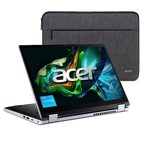 Acer Aspire 3 Spin 14 Convertible Laptop | 14' 1920 x 1200 IPS Touch Display | Intel Core i3-N305 | Intel UHD Graphics | 8GB LPDDR5 | 128GB SSD | Wi-Fi 6 | Windows 11 Home in S mode | A3SP14-31PT-37NV