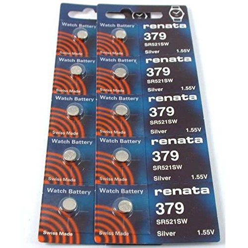 #379 Renata Watch Batteries 10Pcs