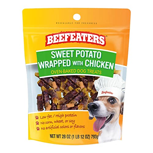 Beefeaters Sweet Potato Wrap Chicken Jerky Dog Treat, 28oz