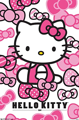 Trends International Hello Kitty Bows Wall Poster 22.375' X 34'