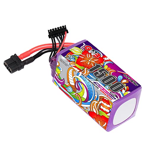 GAONENG GNB 1500mAh 22.8V 6S 120C LiPo Battery with XT60 Connector for FPV Drone Lithium Polymer Battery Lightweight RC Air tnfinity Discharge Rate RC 120C