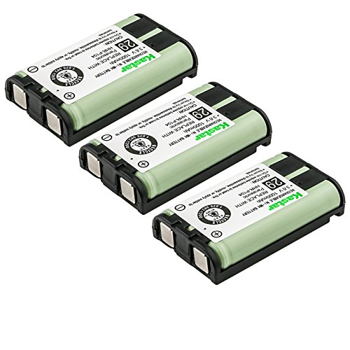 Kastar 3-Pack Type 29 Battery Replacement for Panasonic HHR-P104 HHR-P104A 23968 439024 439025 KX-TG2302 KX-TG230 KX-TG2312 KX-TG2355W KX-TG2356 KX-TG2357 KX-TG2382B KX-TG2386B KX-TG2388B KX-TG2396