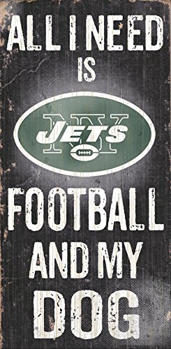 Fan Creations N0640 New York Jets Football and My Dog Sign