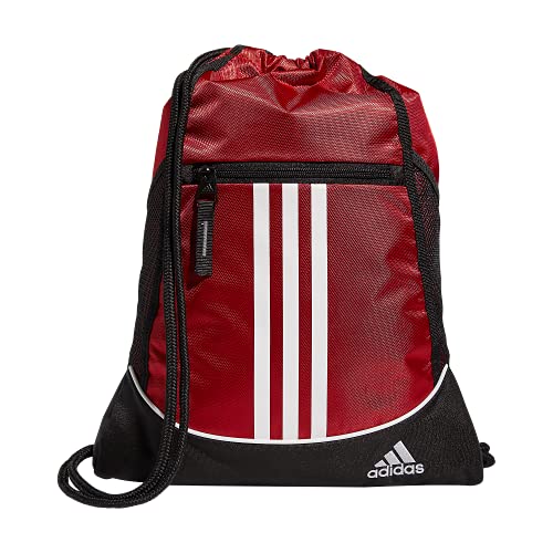 adidas Unisex Alliance 2 Sackpack, Team Power Red, One Size
