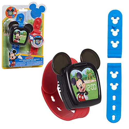 Disney Junior Mickey Mouse Funhouse Toy Watch for Kids with Lights and Sounds, Officially Licensed Kids Toys for Ages 3 Up by Just Play
