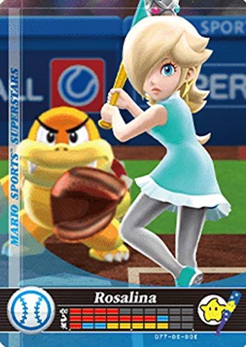 Nintendo Mario Sports Superstars Amiibo Card Baseball Rosalina for Nintendo Switch, Wii U, and 3DS