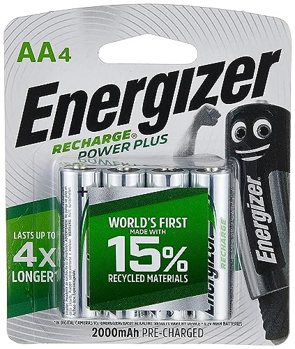 Energizer Rechargeable NiMH Battery AA 1.2 V Power+ 2000 mAh 4-Blister [EN-PWRPL2000B4]