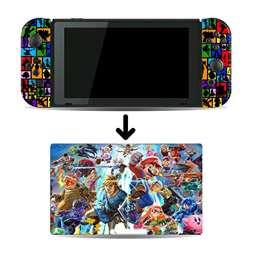 Smash Ultimate SSBU SSB5 Game Skin for Nintendo Switch Console and Dock