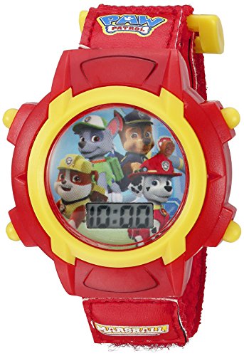 Nickelodeon Kids' PAW5003 Digital Display Quartz Red Watch