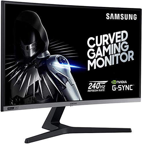 SAMSUNG 27-Inch CRG5 240Hz Curved Gaming Monitor (LC27RG50FQNXZA) – Computer Monitor, 1920 x 1080p Resolution, 4ms Response Time, G-Sync Compatible, HDMI,Black