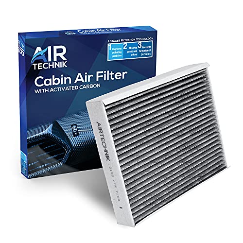AirTechnik CF12150 Cabin Air Filter w/Activated Carbon | Fits Ford Expedition 2018-2023, F150 2015-2023, F250/F350/450/550 Super Duty 2017-2021 / Lincoln Navigator 2018-2023 - FL3Z-19N619-A