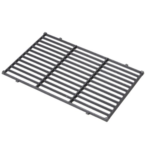 Weber Porcelain-Enameled Cast-Iron Cooking Grates,Fits-Genesis 300 series grills, 19.5' x 12.9' With Superior Heat Retention