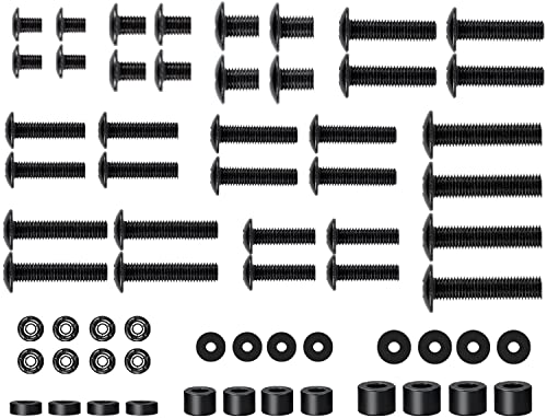 Mounting Dream Universal TV Mounting Hardware Kit, VESA Screw Set for All TVs and Monitors Includes M4, M5, M6, M8 Screws, Spacers and Washers, Works with Any TV Brackets/Mounts, TV Screw MD5754