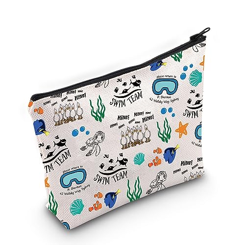 Nemo Dory Movie Merchandise Nemo Dory Fan Gift Nemo Dory Zipper Makeup Bag (fish bag)