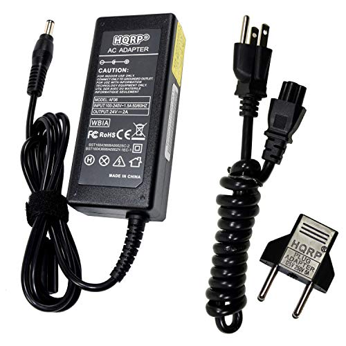 HQRP AC Power Adapter Compatible with Logitech 190542-0000 G25 G27 G29 G920 Racing Wheel, ADP-18LBB 190211-0010 190211-A030 EX, MOMO, Force EVO, Strike Force 3D, Force 3D Pro Game Steering Wheel