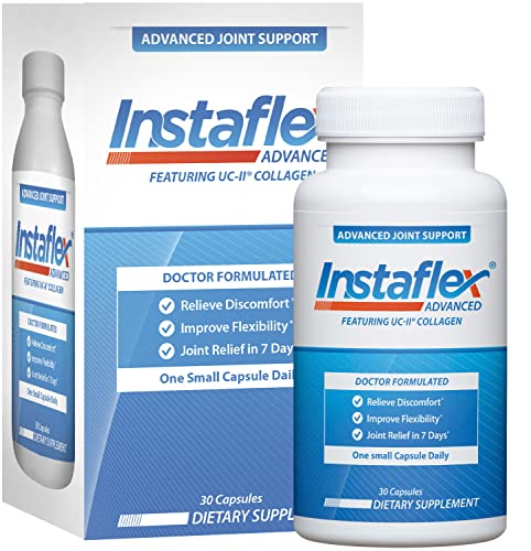 Instaflex Advanced Joint Support Supplement - Turmeric, Resveratrol, Boswellia Serrata Extract, BioPerine, UC-II Collagen- 30 Count