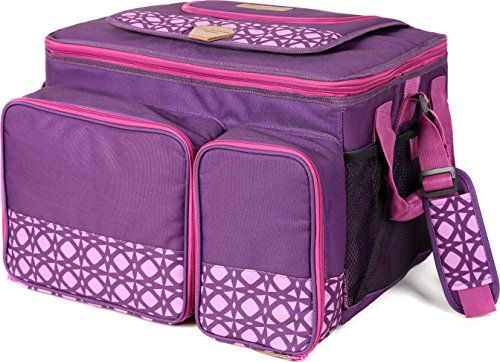 Arctic Zone Hot/Cold Insulated Collapsible Picnic Cooler, Purple