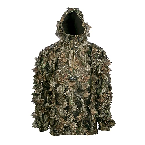 North Mountain Gear Realtree Outdoors Camouflage Leafy Hunting Jacket With Hood (Medium_Large, EDGE)