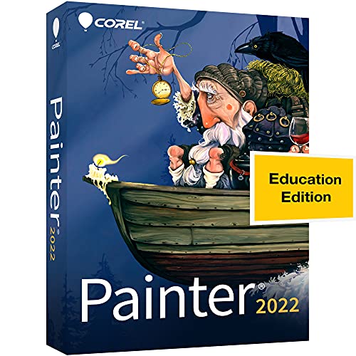 [Old Version] Corel Painter 2022 Education | Professional Digital Painting Software | Illustration, Concept, Photo & Fine Art [PC/Mac Key Card]