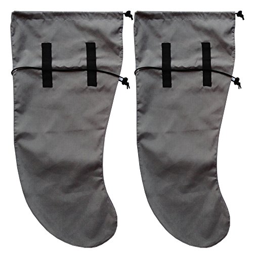 Anti Leech Hiking Socks Free Size Protection for Trekking (gray)
