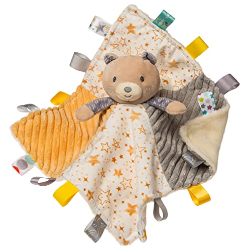 Taggies Stuffed Animal Security Blanket, 13 x 13-Inches, Be a Star Bear