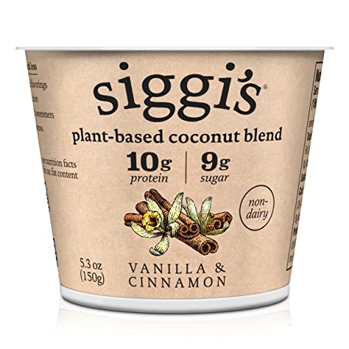 Siggis, High Protein Plant Based Blend Oz, Vanilla Cinnamon, 5.3 Ounce