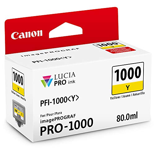 CanonInk Canon 0549C002 Lucia PRO PFI-1000 Yellow Individual Ink Tank