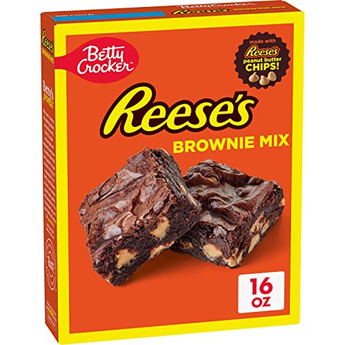 Betty Crocker REESE'S Brownie Mix With REESE’S Peanut Butter Chips, 16 oz