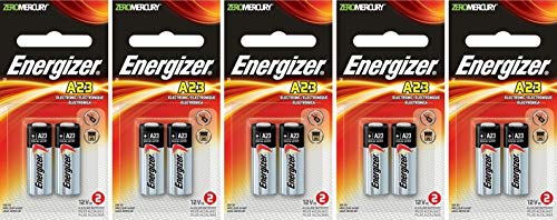 5 X 2 Energizer A23 21/23 23A MN21 GP23 12v Alkaline Garage Door Opener 10 Batteries