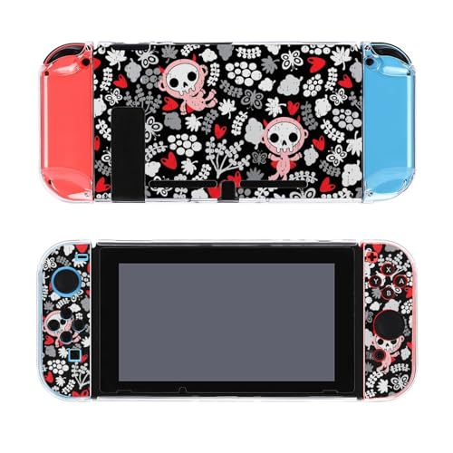 AoHanan Crazy Babies Switch Screen Protector Case Cover Full Accessories Switch Game Case Protection Skin for Switch Console and Joy-Cons