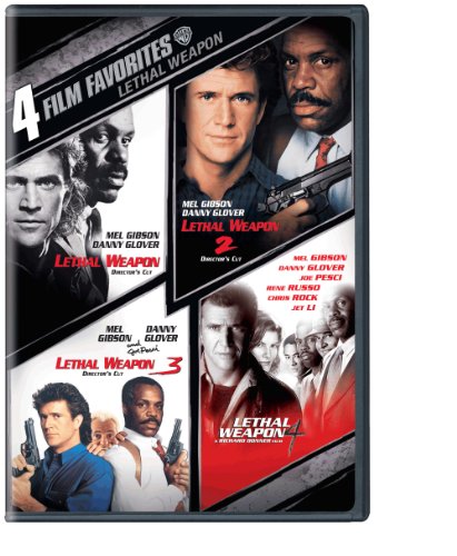 4 Film Favorites: Lethal Weapon (Lethal Weapon: Director's Cut, Lethal Weapon 2: Director's Cut, Lethal Weapon 3: Director's Cut, Lethal Weapon 4)